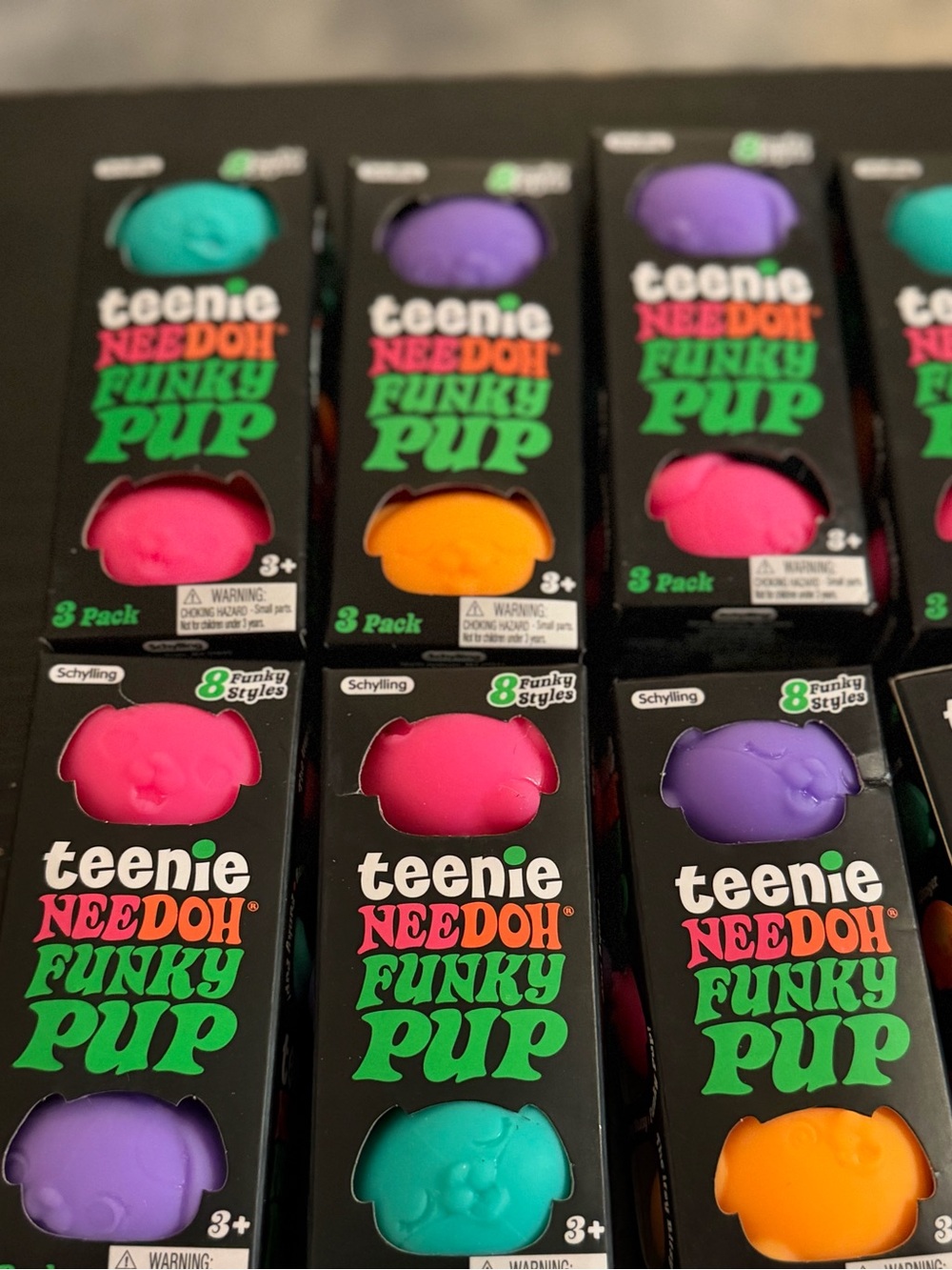 Needoh trio of teenie funky pup